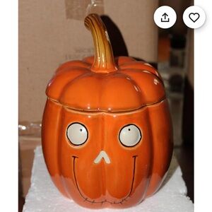 Yankee Candle Boney Bunch Thanksgiving Pumpkin Holder - Orange and Brown